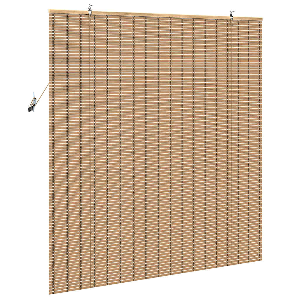 Roller Blind Other Manual Light Brown 140 x 160 cm Bamboo